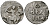 Великое Княжество Московское денга 1535 - 1547 Иван IV Васильевич, Московский монетный двор, 0,36 грамм ГиК №21 серебро 262-1232