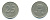 ТУРЦИЯ 25 КУРУШ 2005 KM 1167 медь никель цинк 176-1033