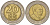 Кения 20 шиллингов 1998 Дэниэл арап Мои KM 32 биметалл 4548-547