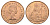 Великобритания 1 пенни 1967 Елизавета II (1952-2022) KM 897, Spink 4157 бронза UNC 4661-1014