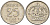 Швеция 25 эре 1960 TS, Густав VI Адольф (1950-1973) KM 824 серебро 4147-1112