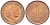 Нидерланды 1 цент 1964 Юлиана (1949-1980) KM 180 бронза 3309-335