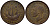 Великобритания 1/2 пенни 1944 Георг VI (1936-1952) KM 844, Spink 4115 бронза 56-1132