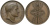 Набор бронзовых французских медалей и медальонов 1810 года. Оригинальный комплект. 0-0-00