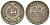 Цейлон 25 центов 1971 KM 131 медно-никель 4567-158