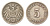 Германия 5 пфеннигов 1900 A, Вильгельм II (1888-1918) KM 11, J. 12 медно-никель 4640-113