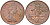 Великобритания 2 пенса 1979 Елизавета II (1952-2022) KM 916, Spink 4235 (C1) бронза 83-616