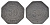 Фюрт 50 пфеннигов ND Аптечный жетон Men22 10528.2 цинк 1527-1432