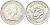 Австралия 1 шиллинг 1960 M, Елизавета II (1952-2022), овца меринос KM 59 серебро 4622-225