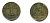 ФРАНЦИЯ 1 ФРАНК 1925 KM 876 алюминиевая бронза 84-425