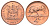 ЮАР 2 цента 1971 KM 83 бронза PROOF 4617-249