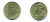 ФРАНЦИЯ 5 САНТИМОВ 1974 ТИП MARIANNE KM 933, LE FRANC 125.10 алюминиевая бронза 84-1536