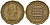 Великобритания 3 пенса 1957 Елизавета II (1952-2022) KM 900, Spink 4153 никель латунь 4153-735