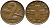 ШВЕЙЦАРИЯ 2 РАППЕНА 1948 В KM 47 бронза 4539-414