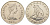 Гибралтар 25 пенсов 1971 Елизавета II (1952-2022), обезьяна KM 5 медно-никель UNC 00-00