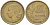 Франция 10 франков 1950 петух KM 915.1, Le Franc 363.2 алюминиевая бронза 4549-1163