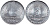 ГДР 1 МАРКА 1962 А KM 13 алюминий UNC 4391-654