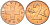 Швейцария 2 раппена 1968 В KM 47 бронза UNC 4575-322