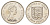 Джерси 10 пенсов 1975 герб, Елизавета II (1952-2022) KM 33 медно-никель UNC 4652-552