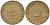 ФРГ 5 ПФЕННИГОВ 1950 F KM 107, J. 382 сталь плакированная латунью 66-759