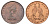 Остров Мэн 2 пенса 1971 KM 21 бронза UNC 4119-617
