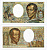 ФРАНЦИЯ 200 ФРАНКОВ 1988 Pick 155с бумага аUNC 7486-17-1-2