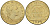 Италия 200 лир 1979 R , шестерня KM 105 алюминиевая бронза 4575-225