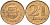 Венгрия 2 филлера 1947 ВР, первая республика (1946-1948) KM 529 латунь aUNC 4580-1139