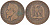 ФРАНЦИЯ 5 САНТИМОВ 1861 BB, НАПОЛЕОН III (1852-1870) KM 797.2, LE FRANC 117.3 бронза 108-515