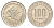 Конго 100 франков 1971 KM 1 никель aUNC 4671-124