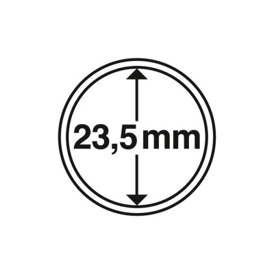 Капсулы круглые – 23,5 мм, упаковка 10 шт. Leuchtturm. 335013