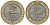 Франция 20 франков 1993 Мон-Сен-Мишель KM 1008.2, Le Franc 403.7 триметалл 4123-715
