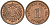Германия 1 пфенниг 1892 E, Вильгельм II (1888-1918) KM 10, J. 10 медь 4608-613