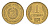Болгария 1 стотинка 1974 KM 84 латунь UNC 4651-411