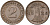 Германия 2 рентенпфеннига 1924 F KM 31, J.307, Weege 3 медь 4584-623