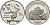 Китай 5 юаней 1997 гимнаст, жонглер с тарелками KM 1068 серебро PROOF 02-226-15
