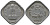 Индия 5 пайс 1967 ромб - Бомбей KM 18.1 алюминий 4181-1144