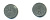 ДАНИЯ 1 ЭРЕ 1965 С; S, ФРЕДЕРИК IX (1947-1972) KM 839.2 цинк 176-715