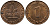 ФРГ 1 ПФЕННИГ 1950 F KM 105, J.380 сталь плакированная медью 96-1058