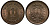 Германия 1 пфенниг 1876 A, СТАРОГЕРБОВКА KM 1, J. 1 медь aUNC 00-00