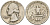 США 25 центов = квотер 1951 Вашингтон KM 164 серебро 4573-1225