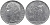 Италия 100 лир 1957 R, Афина в доспехах KM 96.1 нержавеющая сталь 4165-136