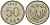 Южная Корея 50 вон 1995 FAO, рис KM 34 медь цинк никель 4167-617