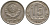 СССР 15 копеек 1946 СлевА 5 стеблей, СПРАВА 3, ЦИФРЫ ДАТЫ МАЛЕНЬКИЕ KM 110, Федорин 90 медно-никель 4114-1156