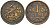Нидерланды 1 цент 1925 Вильгельмина (1890-1948) KM 152 бронза 4576-1057