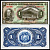 Боливия 1 боливиано 1928 серия F5, Симон Боливар, Потоси Pick 118 a (5-1)  бумага  UNC (пресс) 446-46-3