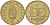 Венгрия 100 форинтов 1995 KM 698 латунь 4149-1246