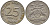 Тринидад и Тобаго 25 центов 1966 герб KM 4 медно-никель 4396-642