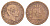 Испания 5 сентимо 1879 OM, Альфонсо XII (1874-1885) KM 674 бронза 4657-517