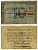 Владикавказское Отделение Государственного Банка 10 РУБЛЕЙ ND (1920) Чек. Синий, без подписей на АВ, без печати на РВ, с перфорацией. Кардаков 7.44.47, Pick S600b бумага 00-00